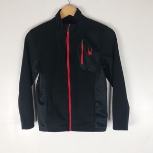 Spyder Boy's Big Central Zip Jacket Fleece Lined